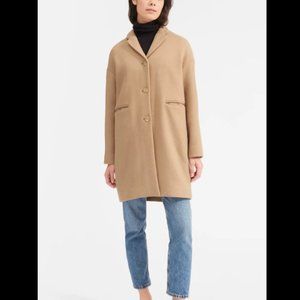 New Everlane Cocoon Camel Coat Medium tan blazer